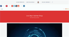 Desktop Screenshot of ironmanhelmetshop.com