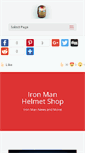 Mobile Screenshot of ironmanhelmetshop.com